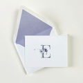 Wildflower Initial E Boxed Notecards