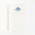 Blue Pansies Watercolor Notepad
