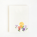 Pansies Watercolor Notepad