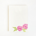 Pink Peonies Watercolor Notepad