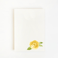 Yellow Rose Watercolor Notepad